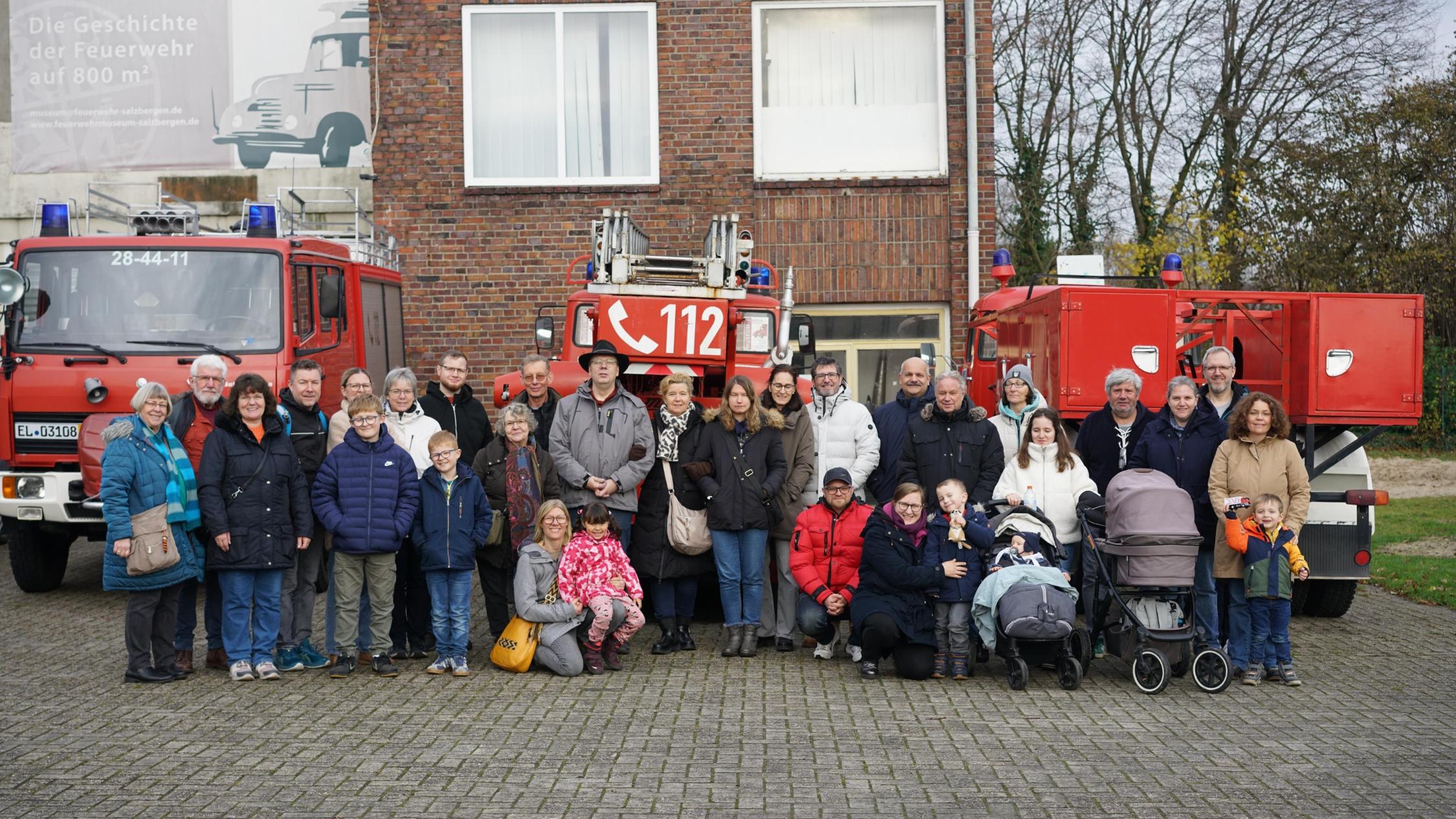 Feuerwehrmuseum Salzbergen Gruppenfoto