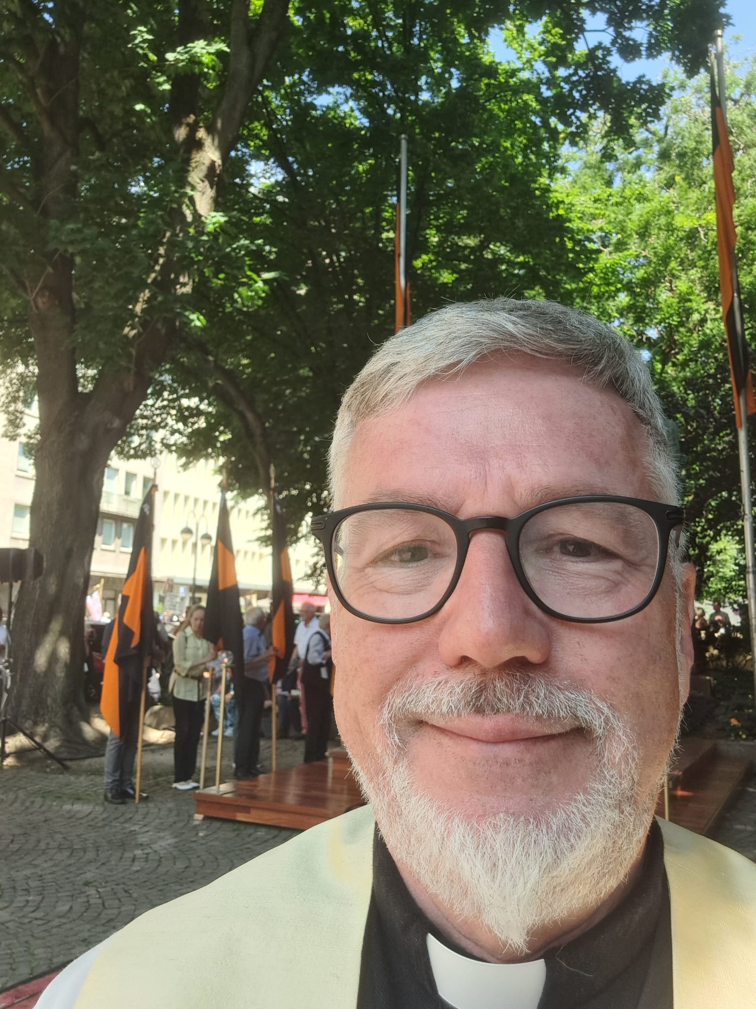 Peter Jansen Selfie Kolpingdenkmal