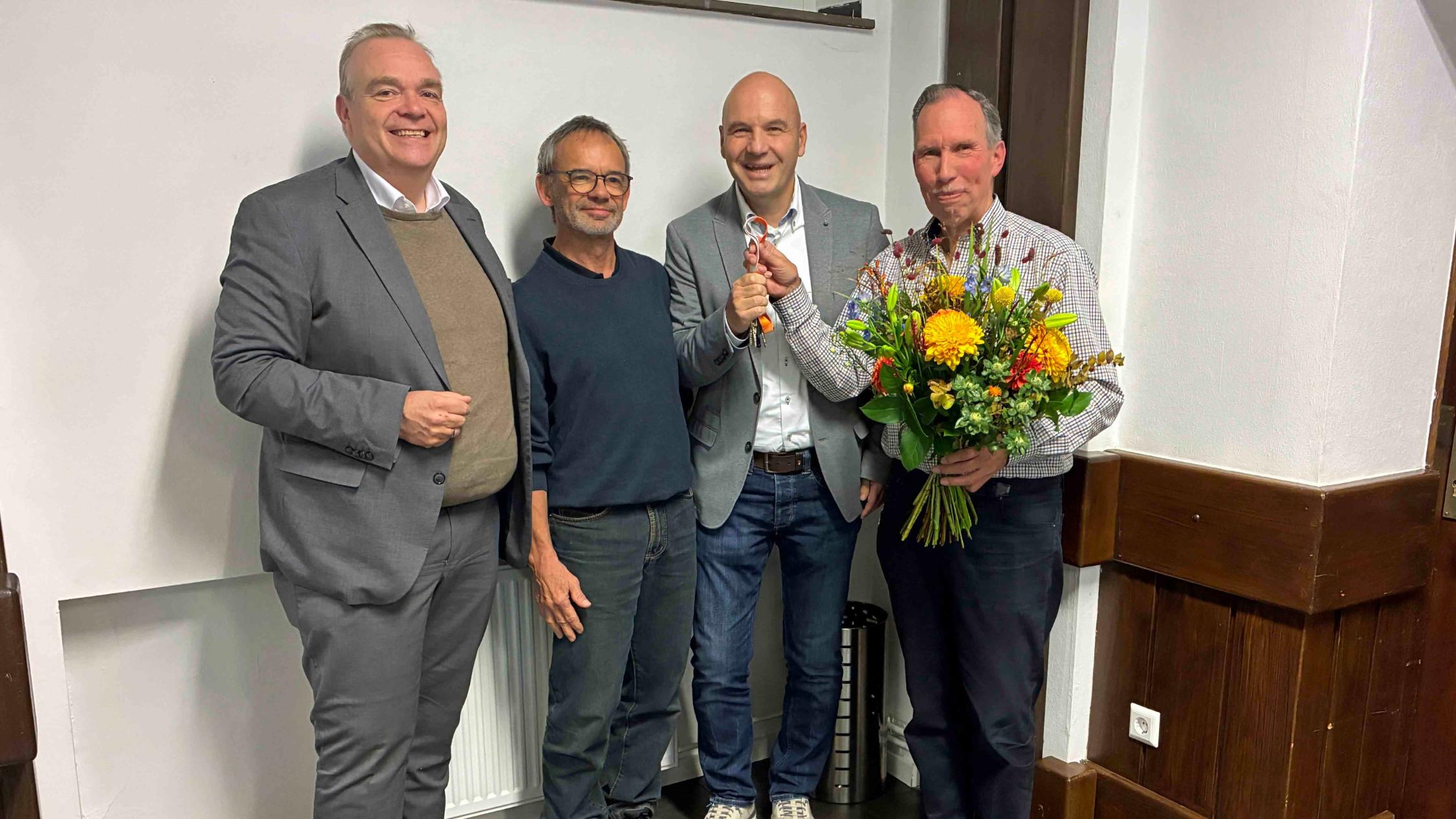 Verabschiedung-Schlüsselübergabe Günter Herberhold