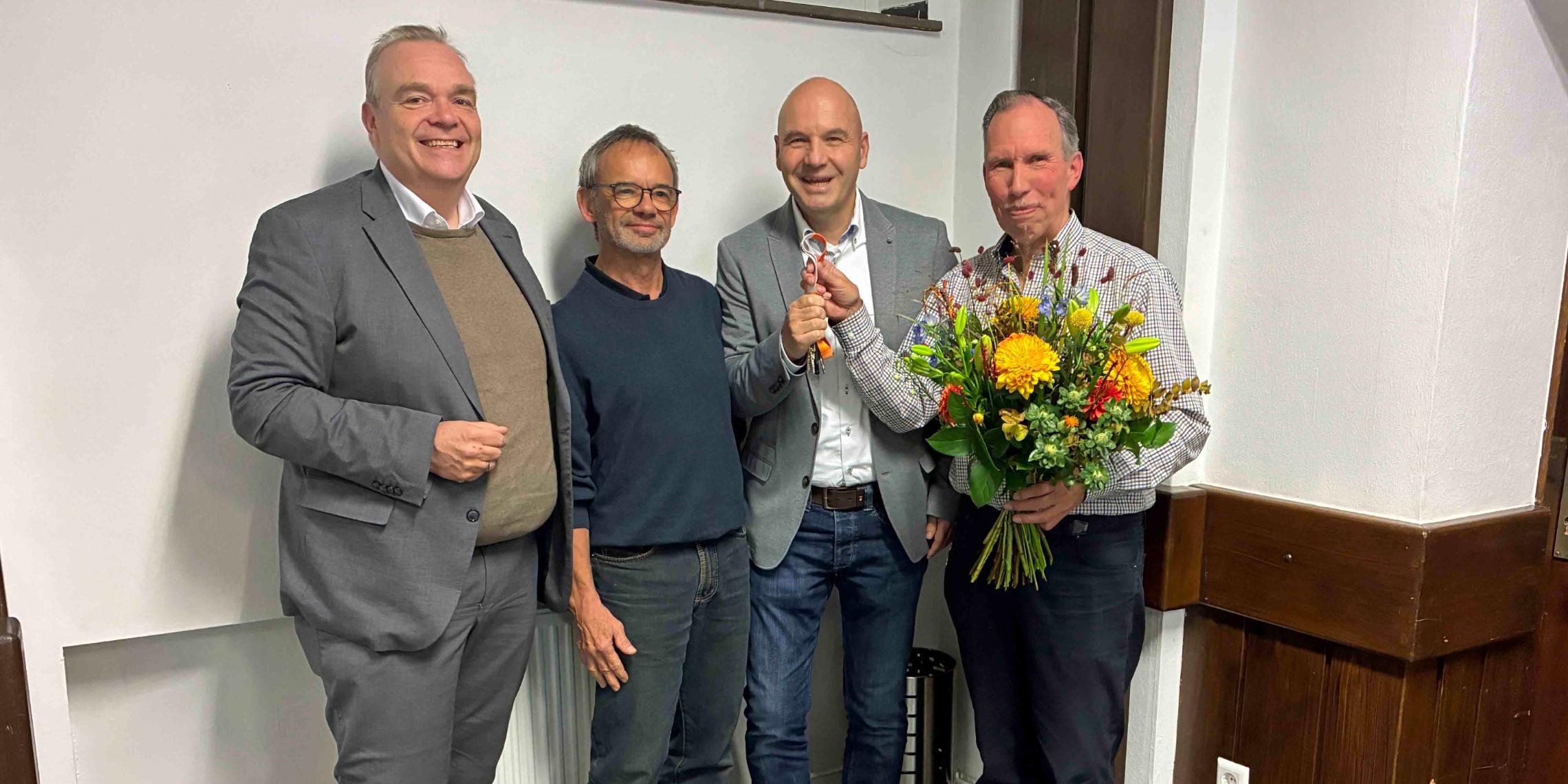 Verabschiedung-Schlüsselübergabe Günter Herberhold