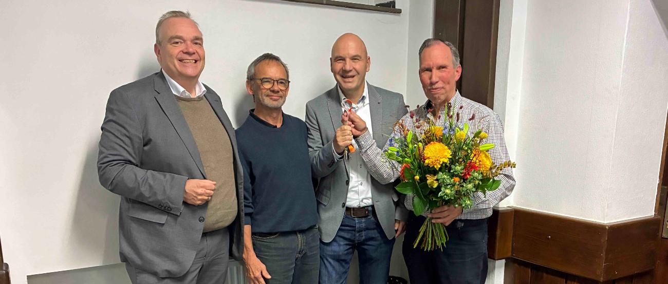 Verabschiedung-Schlüsselübergabe Günter Herberhold