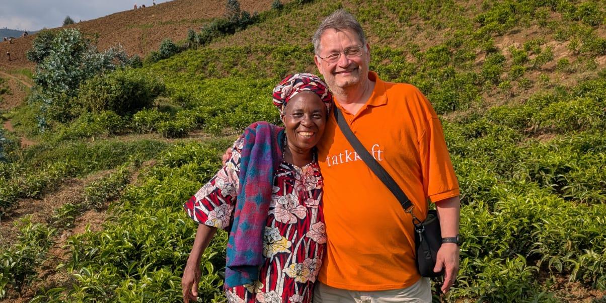 Dancille und Martin in Ruanda