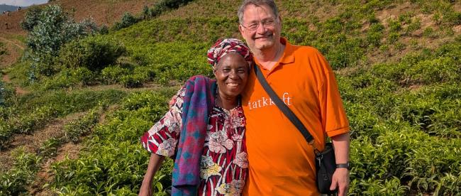 Dancille und Martin in Ruanda