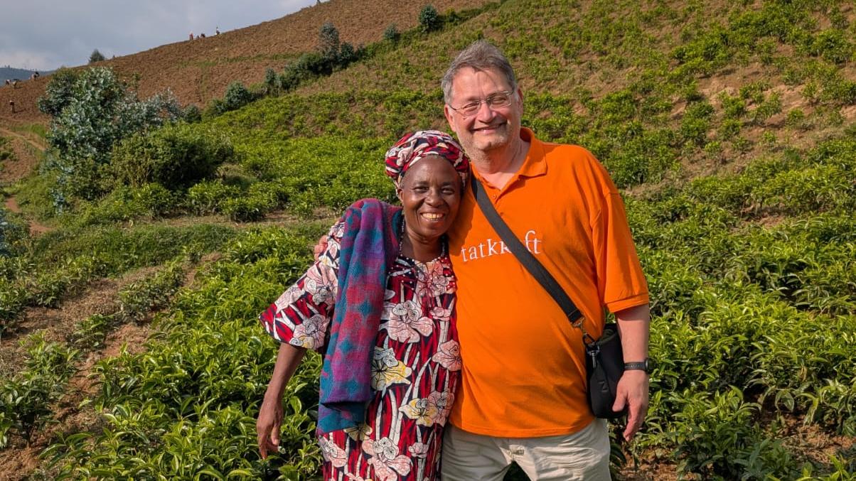 Dancille und Martin in Ruanda