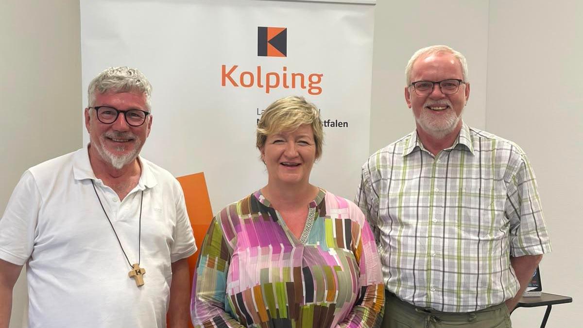 Delegierte zum Bundeshauptausschuss (v.l.) Peter Jansen, Dagmar Hanses, Wolfgang Kemper