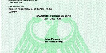 Führungszeugnis