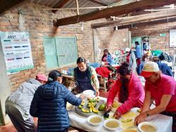 Die Verbandsarbeit von Kolping in Kolumbien trägt dazu bei, dass die Mitglieder auch in dieser Krisenzeit nicht verzweifeln und Rat und Hilfe in der Gemeinschaft erhalten.
